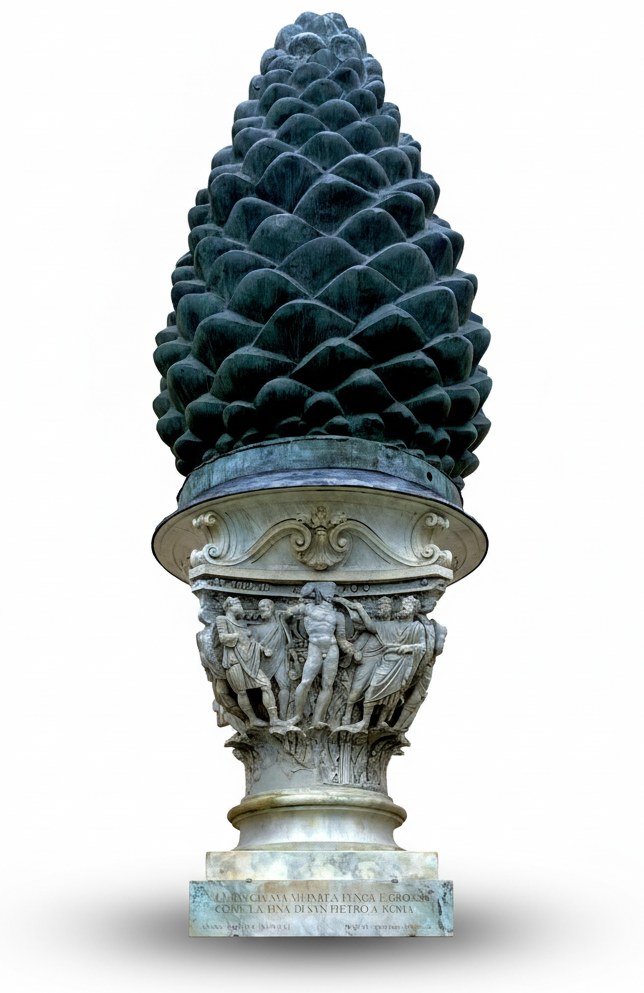 Bronze - Pomme de pain, Vatican