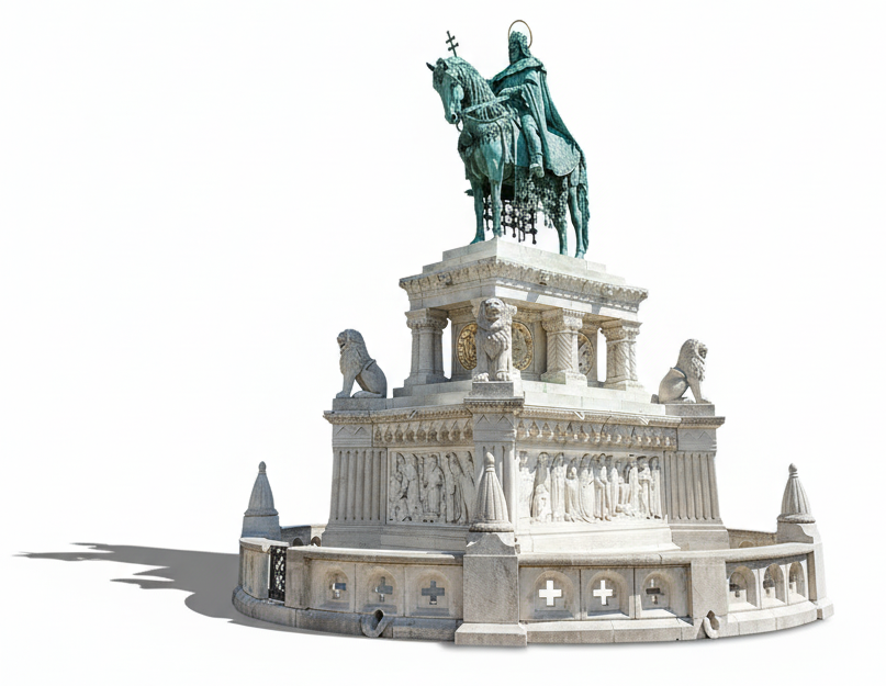 Statue en Bronze sur socle en marbre