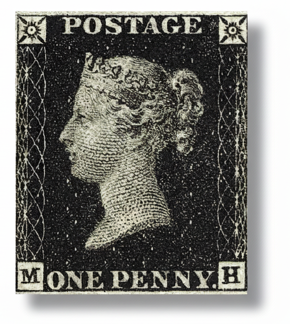 Timbre Penny Black