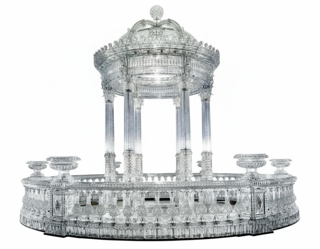 Temple de Mercure en cristal, Baccarat