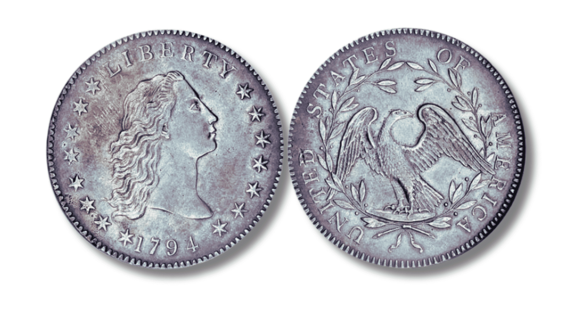 One Dollar 1794 Flowing Hair