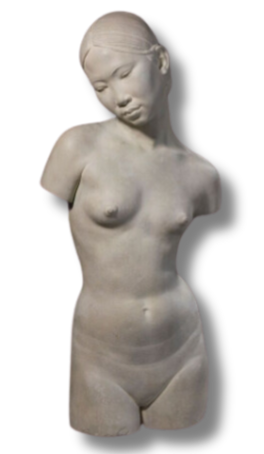 Evariste Jonchere - Torse femme annamite