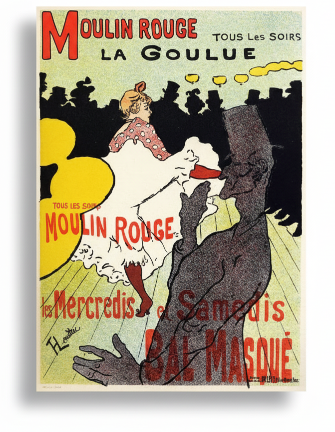 Toulouse-Lautrec, Affiche pour La Goulue
