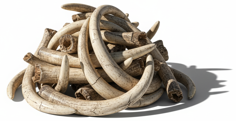 Ivoire, Défenses d'éléphant