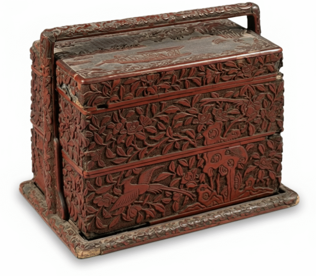 Boîte à compartiments époque Ming