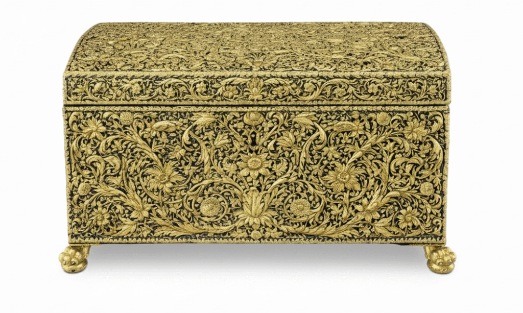 Coffre en or de Louis XIV