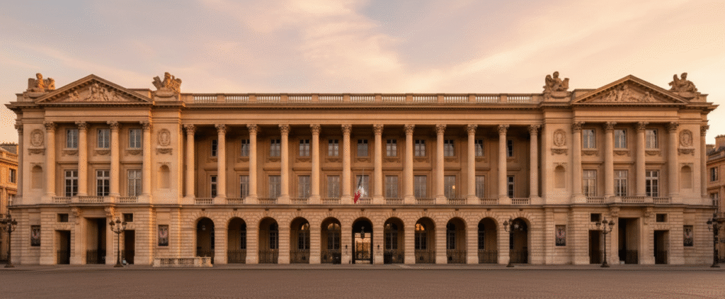 L'Hôtel de la Marine, Du Classicisme vers le Néoclassique