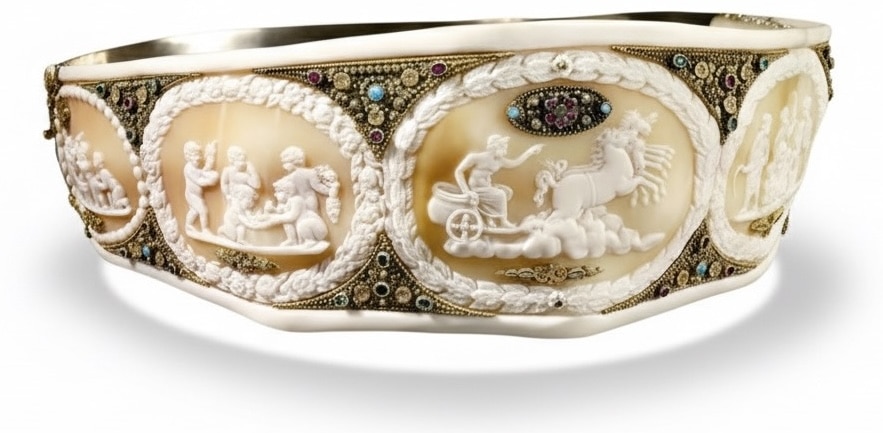 Camée, Diadème de l'Impératrice Joséphine, début XIX° siècle